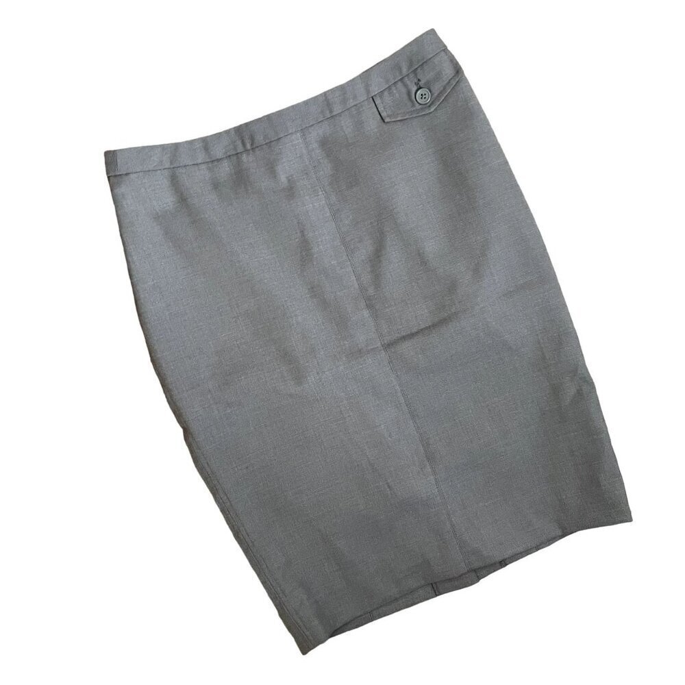 Gap‎ business casual gray pencil skirt small pocket lightweight women size 2